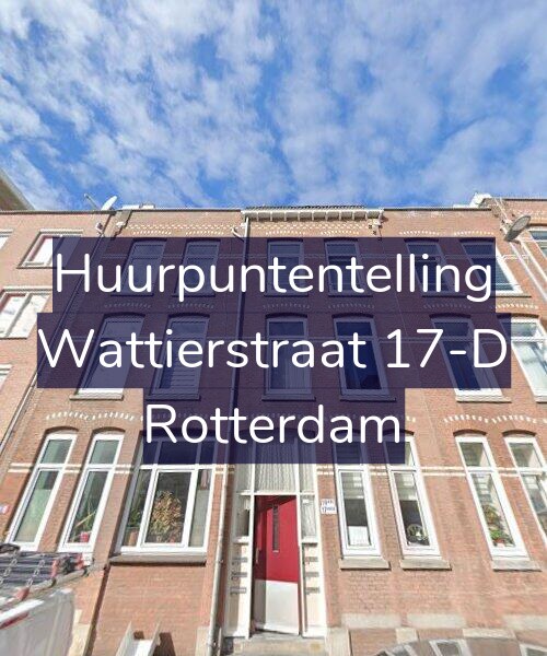Foto gevel Huurpuntentelling voor Wattierstraat 17-D, Rotterdam