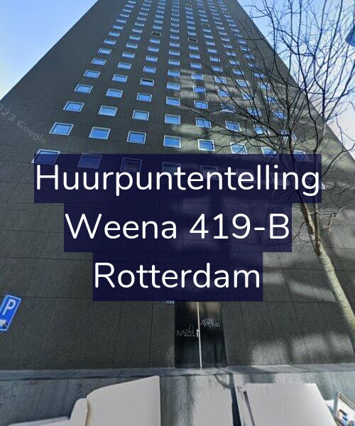 Foto gevel Huurpuntentelling voor Weena 419-B, Rotterdam