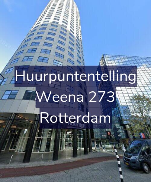 Foto gevel Huurpuntentelling voor Weena 273, Rotterdam