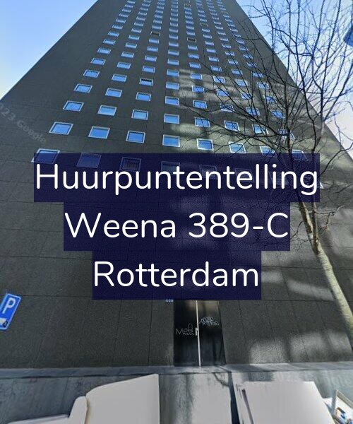 Foto gevel Huurpuntentelling voor Weena 389-C, Rotterdam