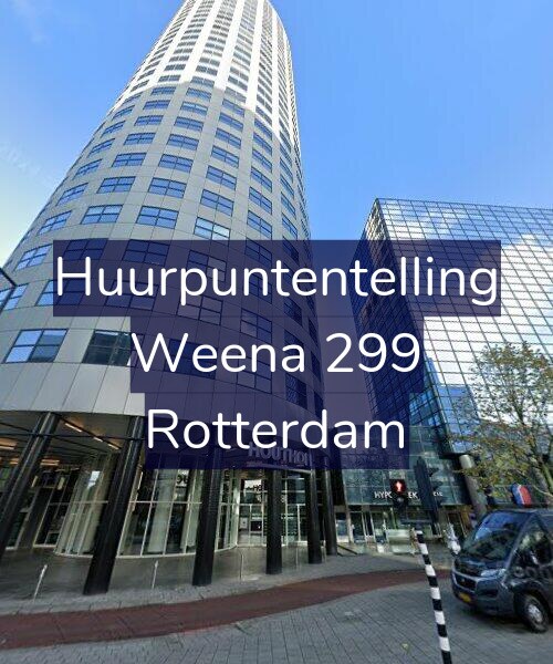 Foto gevel Huurpuntentelling voor Weena 299, Rotterdam