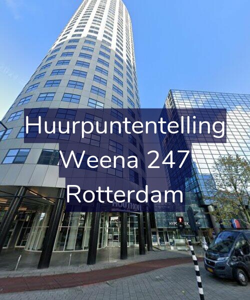 Foto gevel Huurpuntentelling voor Weena 247, Rotterdam
