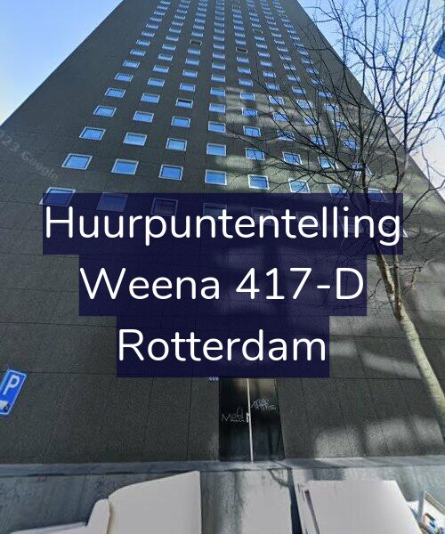Foto gevel Huurpuntentelling voor Weena 417-D, Rotterdam