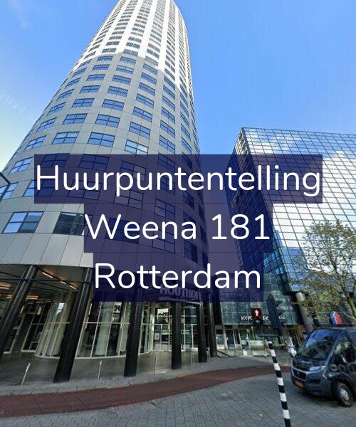 Foto gevel Huurpuntentelling voor Weena 181, Rotterdam