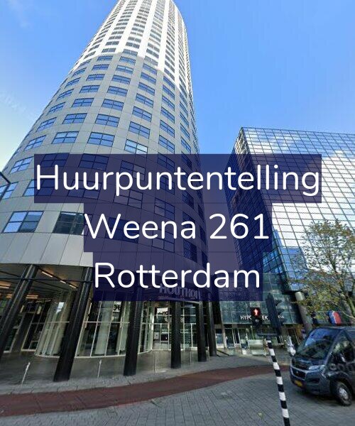 Foto gevel Huurpuntentelling voor Weena 261, Rotterdam