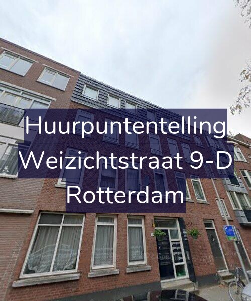 Foto gevel Huurpuntentelling voor Weizichtstraat 9-D, Rotterdam