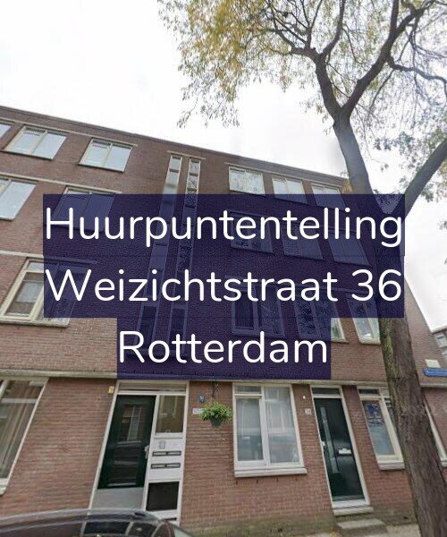 Foto gevel Huurpuntentelling voor Weizichtstraat 36, Rotterdam