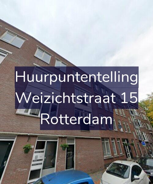 Foto gevel Huurpuntentelling voor Weizichtstraat 15, Rotterdam