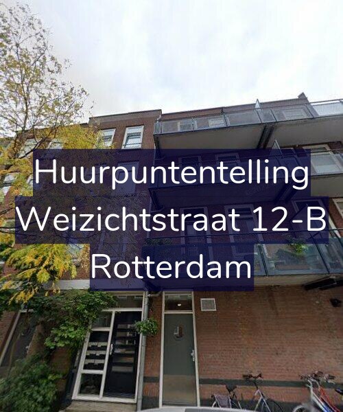 Foto gevel Huurpuntentelling voor Weizichtstraat 12-B, Rotterdam