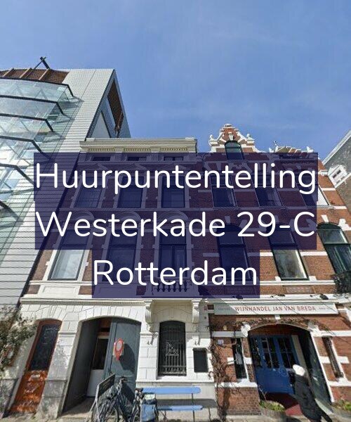 Foto gevel Huurpuntentelling voor Westerkade 29-C, Rotterdam