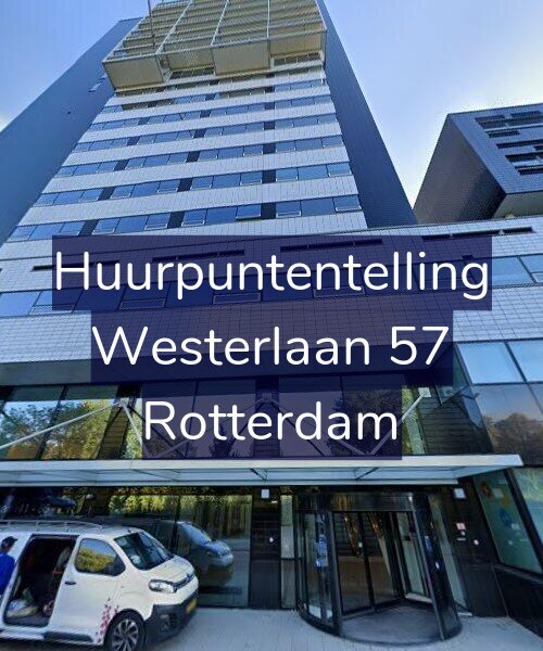 Foto gevel Huurpuntentelling voor Westerlaan 57, Rotterdam