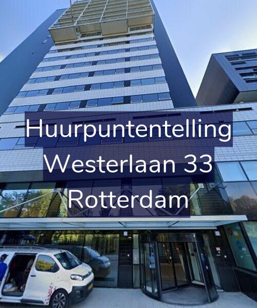 Foto gevel Huurpuntentelling voor Westerlaan 33, Rotterdam
