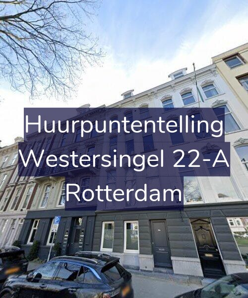 Foto gevel Huurpuntentelling voor Westersingel 22-A, Rotterdam