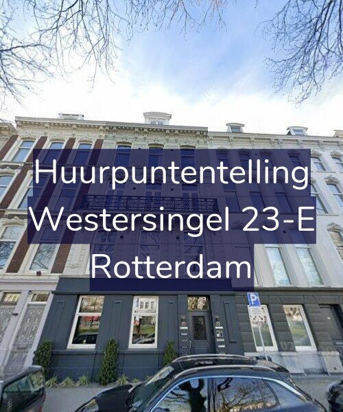 Foto gevel Huurpuntentelling voor Westersingel 23-E, Rotterdam