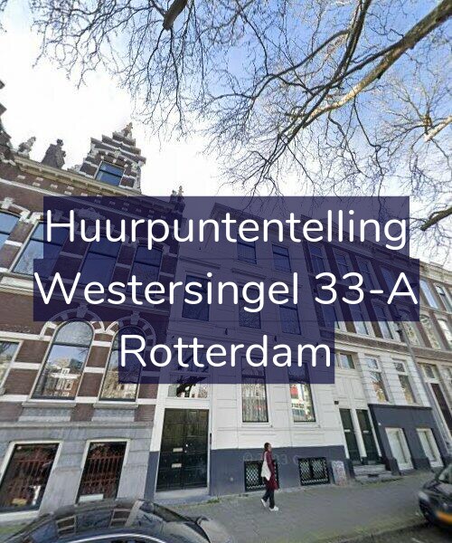 Foto gevel Huurpuntentelling voor Westersingel 33-A, Rotterdam