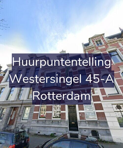 Foto gevel Huurpuntentelling voor Westersingel 45-A, Rotterdam