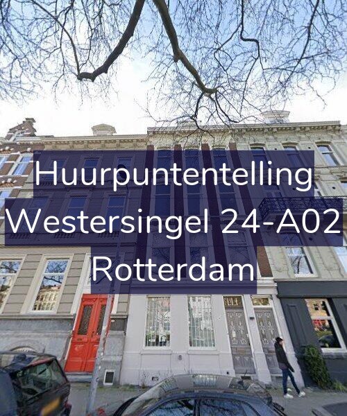 Foto gevel Huurpuntentelling voor Westersingel 24-A02, Rotterdam