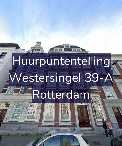 Foto gevel Huurpuntentelling voor Westersingel 39-A, Rotterdam