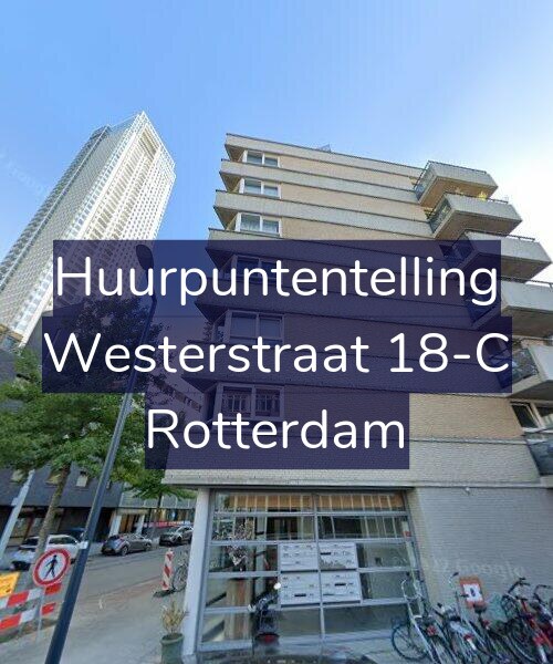 Foto gevel Huurpuntentelling voor Westerstraat 18-C, Rotterdam
