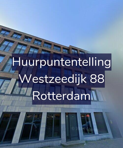 Foto gevel Huurpuntentelling voor Westzeedijk 88, Rotterdam