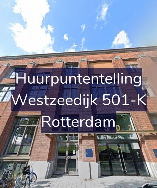 Foto gevel Huurpuntentelling voor Westzeedijk 501-K, Rotterdam