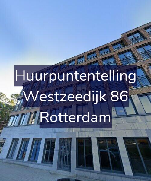 Foto gevel Huurpuntentelling voor Westzeedijk 86, Rotterdam