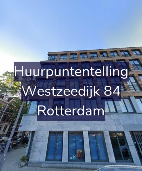 Foto gevel Huurpuntentelling voor Westzeedijk 84, Rotterdam
