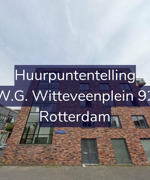 Foto gevel Huurpuntentelling voor W.G. Witteveenplein 92, Rotterdam