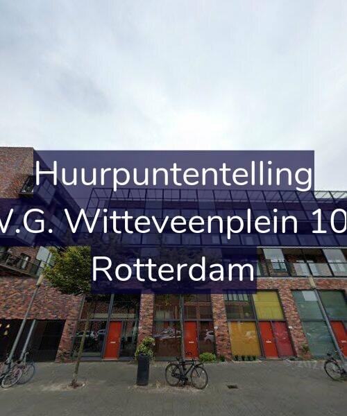 Foto gevel Huurpuntentelling voor W.G. Witteveenplein 100, Rotterdam