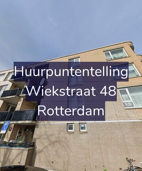 Foto gevel Huurpuntentelling voor Wiekstraat 48, Rotterdam