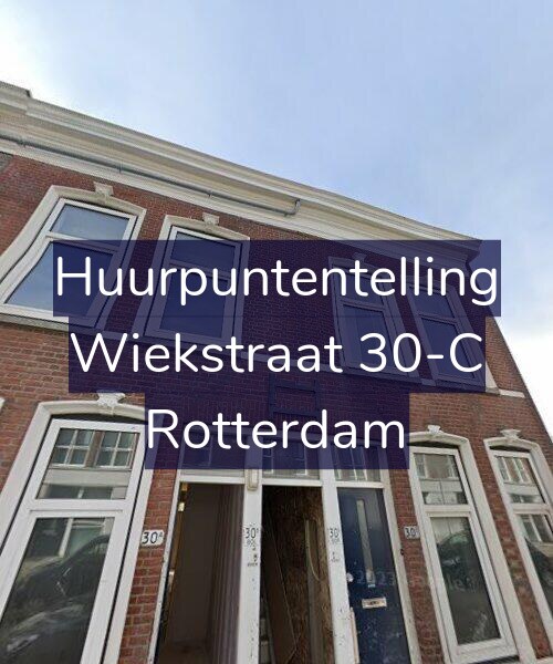 Foto gevel Huurpuntentelling voor Wiekstraat 30-C, Rotterdam