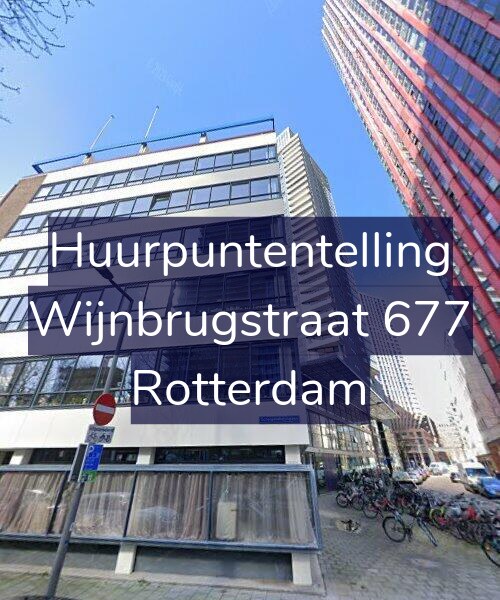 Foto gevel Huurpuntentelling voor Wijnbrugstraat 677, Rotterdam