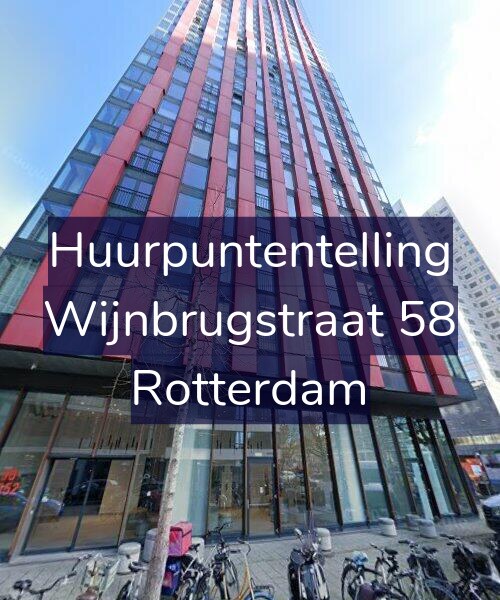 Foto gevel Huurpuntentelling voor Wijnbrugstraat 58, Rotterdam