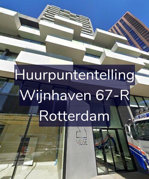 Foto gevel Huurpuntentelling voor Wijnhaven 67-R, Rotterdam