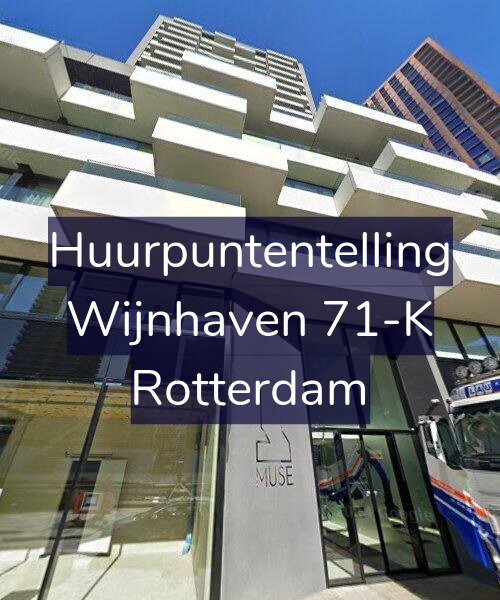 Foto gevel Huurpuntentelling voor Wijnhaven 71-K, Rotterdam