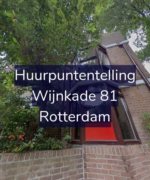 Foto gevel Huurpuntentelling voor Wijnkade 81, Rotterdam