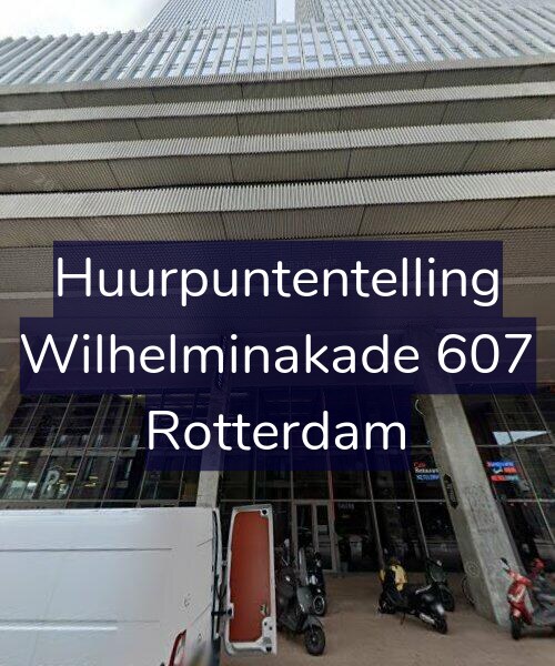 Foto gevel Huurpuntentelling voor Wilhelminakade 607, Rotterdam