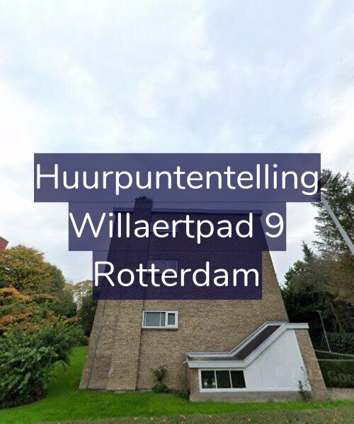 Foto gevel Huurpuntentelling voor Willaertpad 9, Rotterdam