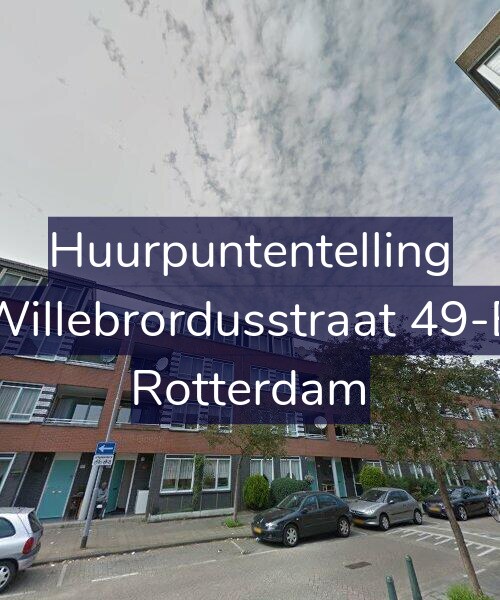 Foto gevel Huurpuntentelling voor Willebrordusstraat 49-B, Rotterdam