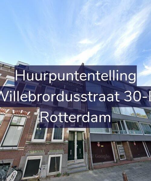 Foto gevel Huurpuntentelling voor Willebrordusstraat 30-B, Rotterdam