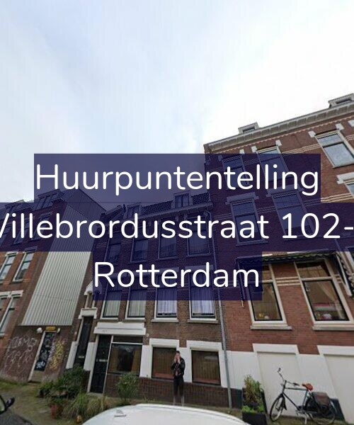 Foto gevel Huurpuntentelling voor Willebrordusstraat 102-A, Rotterdam