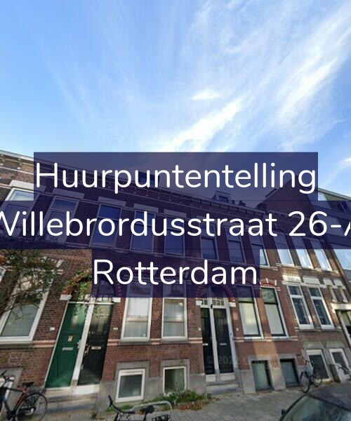 Foto gevel Huurpuntentelling voor Willebrordusstraat 26-A, Rotterdam