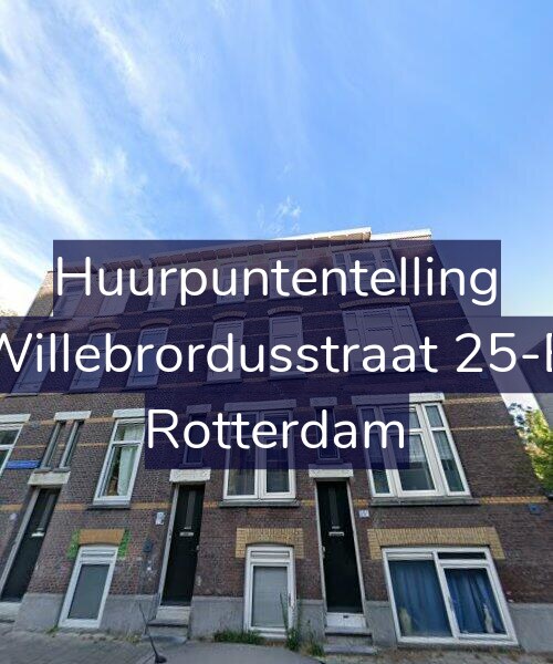 Foto gevel Huurpuntentelling voor Willebrordusstraat 25-B, Rotterdam