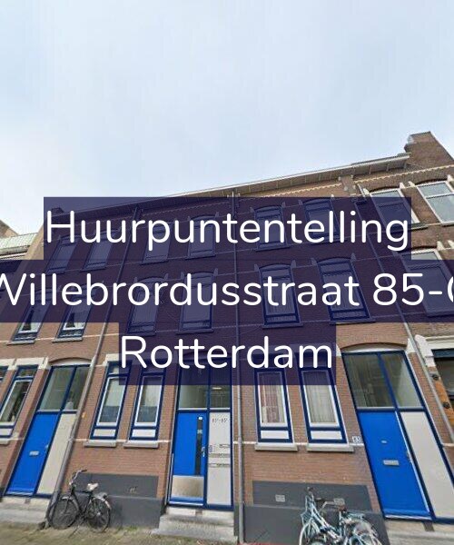Foto gevel Huurpuntentelling voor Willebrordusstraat 85-C, Rotterdam