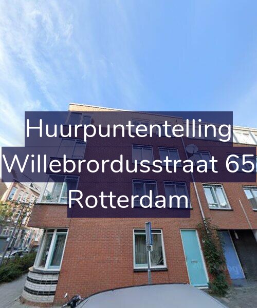 Foto gevel Huurpuntentelling voor Willebrordusstraat 65, Rotterdam