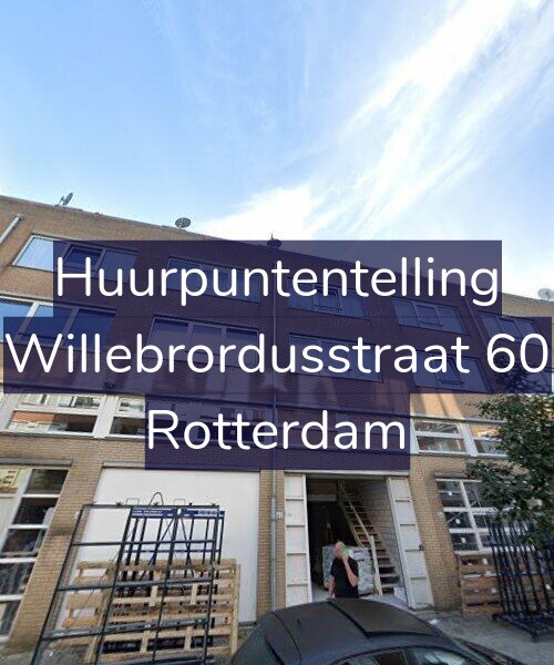 Foto gevel Huurpuntentelling voor Willebrordusstraat 60, Rotterdam