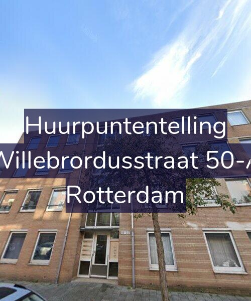 Foto gevel Huurpuntentelling voor Willebrordusstraat 50-A, Rotterdam