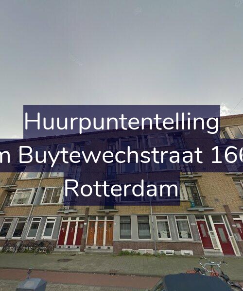 Foto gevel Huurpuntentelling voor Willem Buytewechstraat 166-A03, Rotterdam