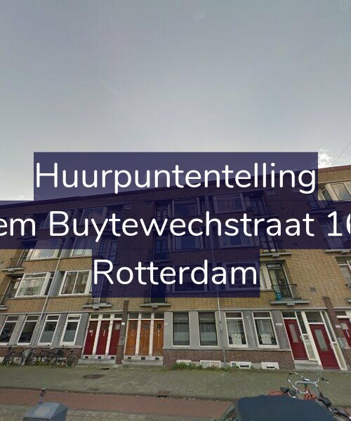 Foto gevel Huurpuntentelling voor Willem Buytewechstraat 166-B, Rotterdam