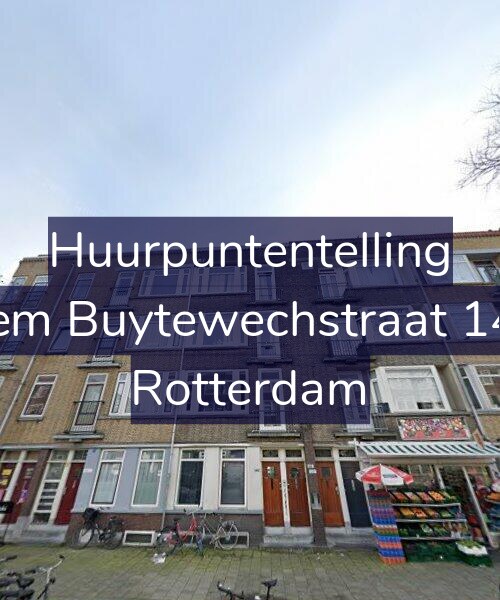 Foto gevel Huurpuntentelling voor Willem Buytewechstraat 148-A, Rotterdam